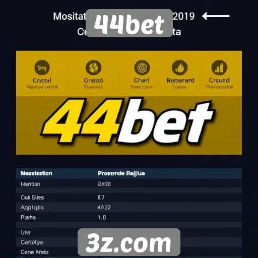 Comparação entre a 44bet e concorrentes do mercado